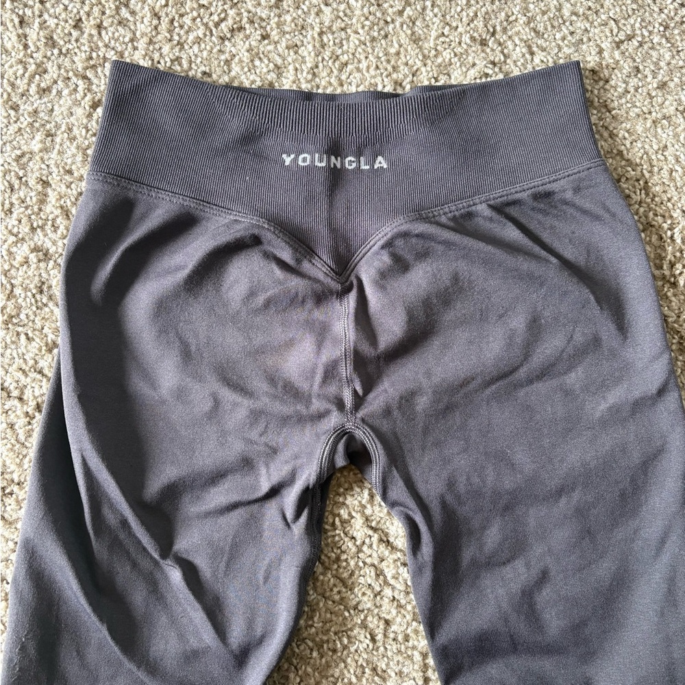 YoungLA Charcoal High-Waisted Leggings